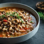 Vibrant Black Eyed Pea Recipe Plated Delight