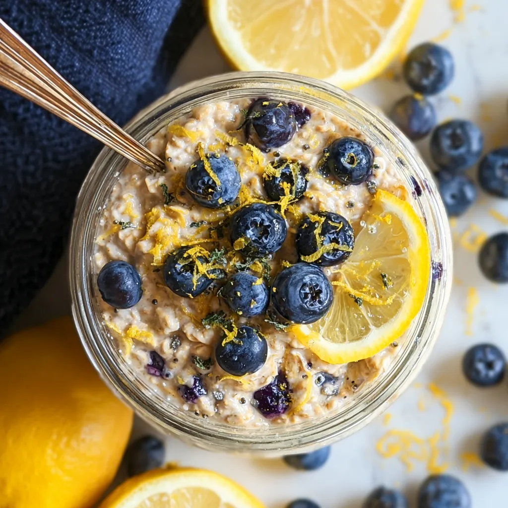 Blueberry Lemon Overnight Oats