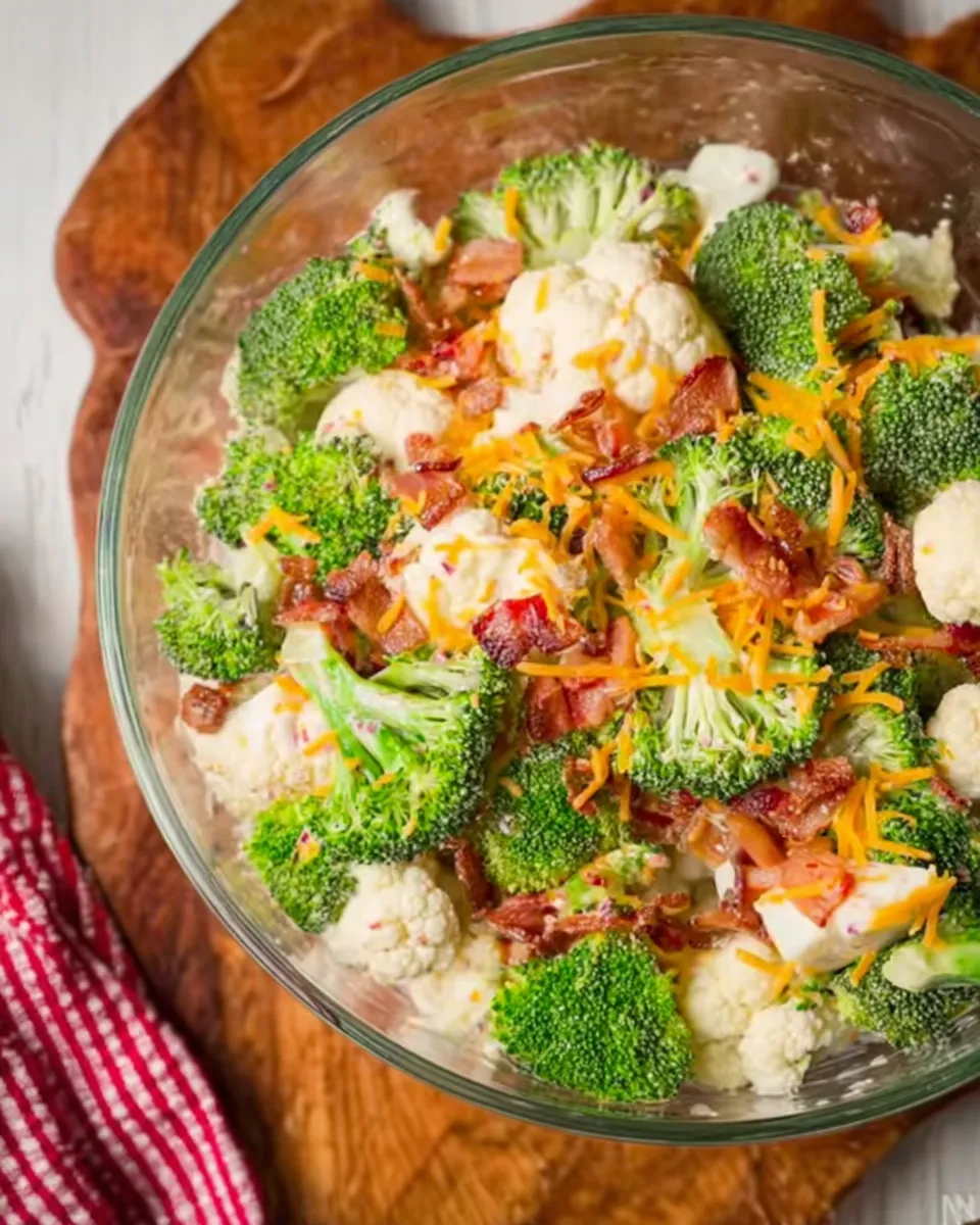 broccoli cauliflower salad