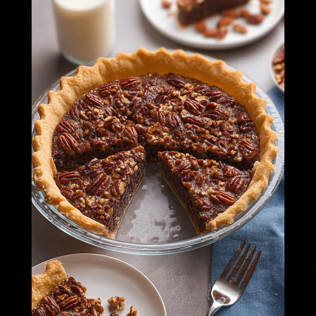 Brownie Pecan Pie