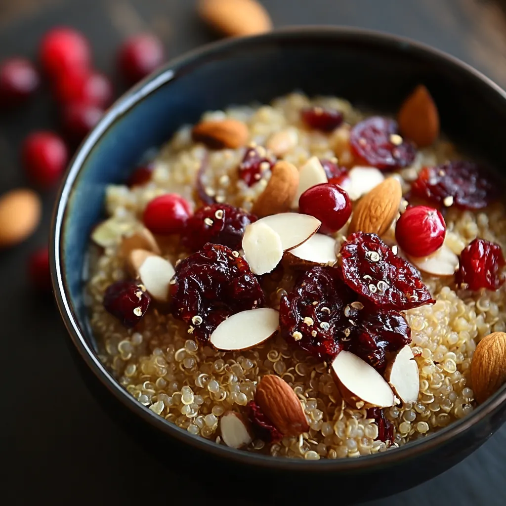 Cranberry Almond Breakfast Quinoa: Start Your Day Right!