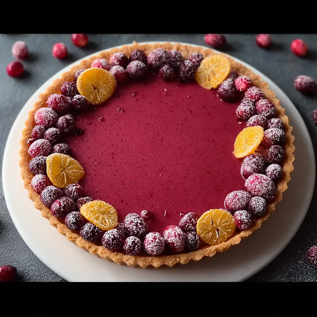 Cranberry-Orange Curd Tart: A Delightful Holiday Treat