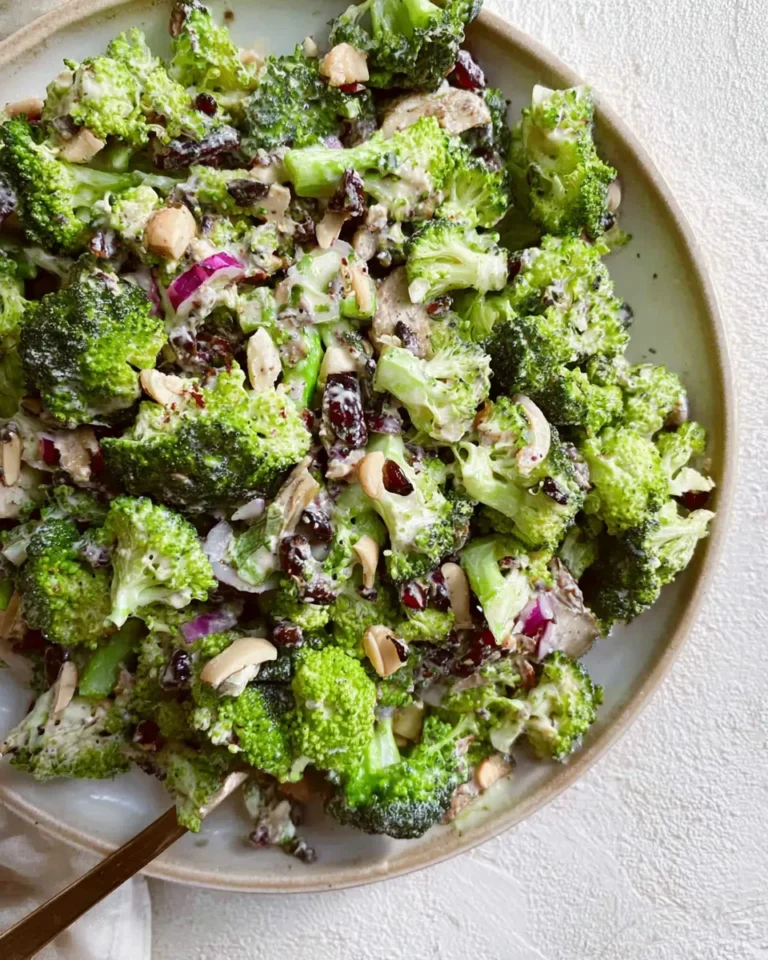 Vibrant Healthy Broccoli Salad with Fresh Vegetables
