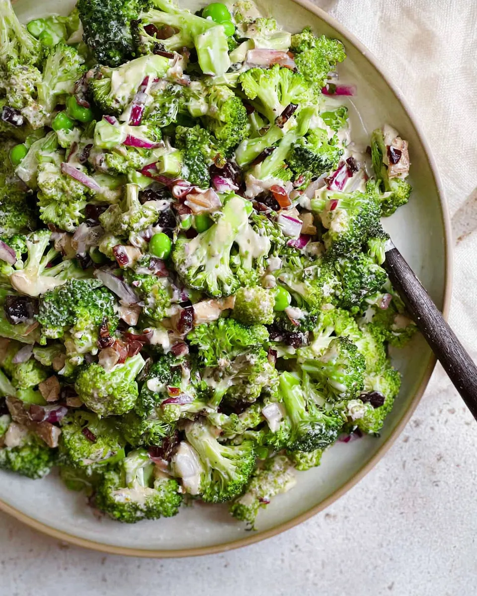 healthy broccoli salad