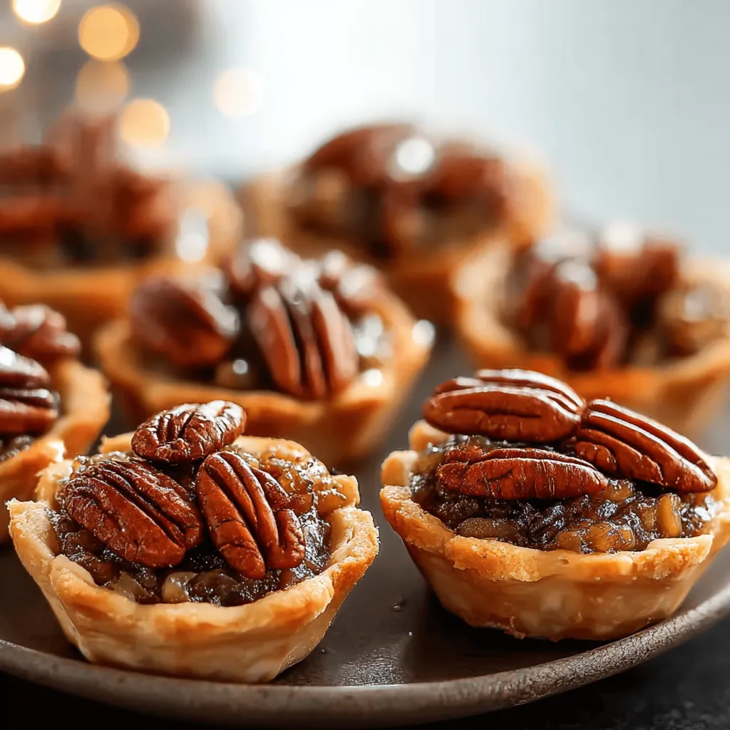 Mini Pecan Pies – Bite-Sized Holiday Treats