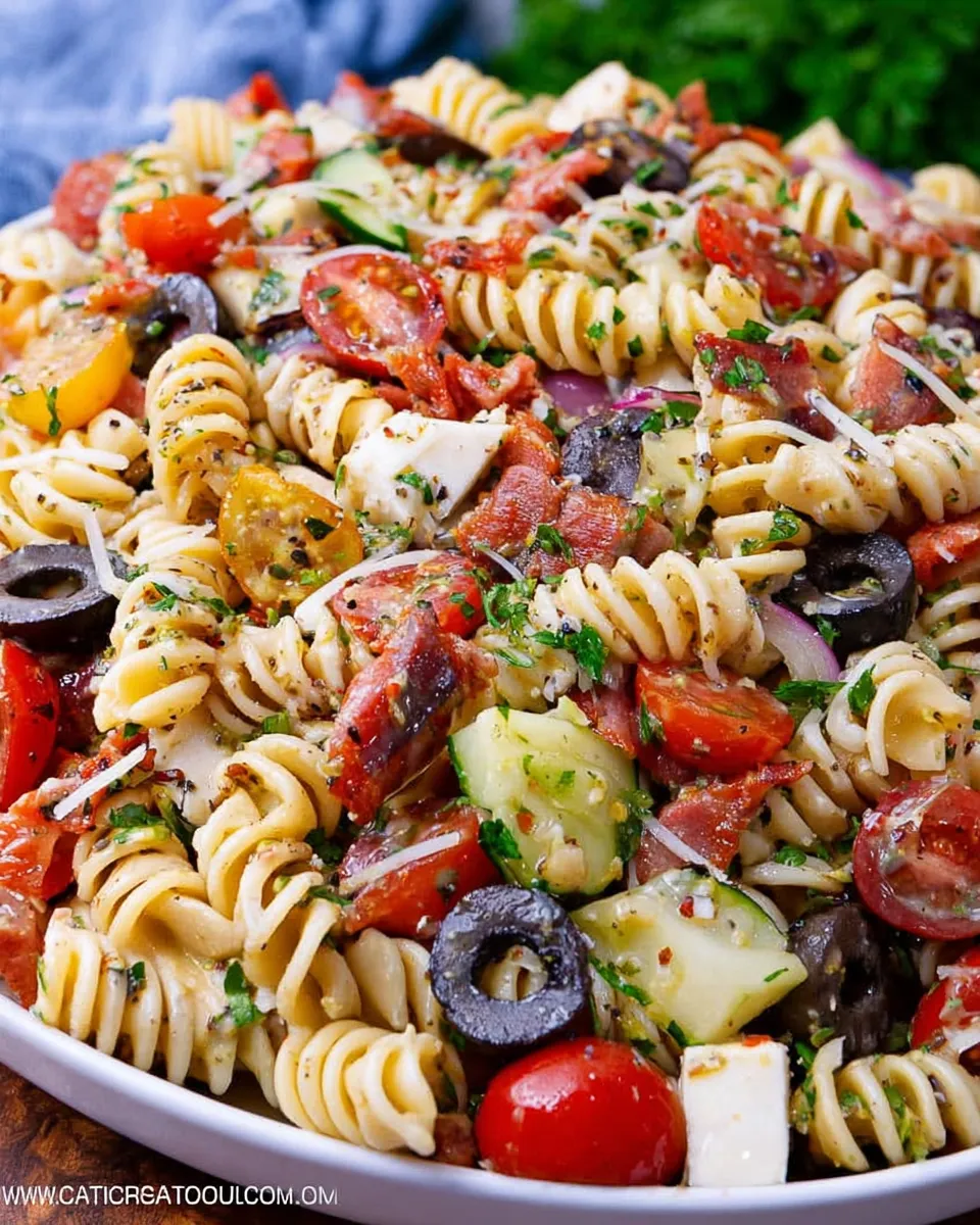 Pasta Salad Recipes With Italian Dressing You’ll Love!