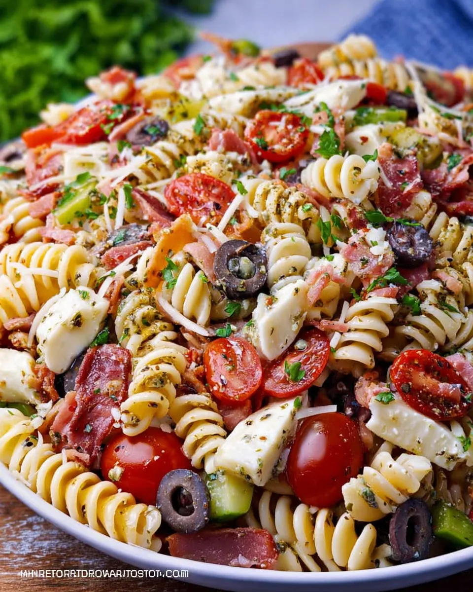 pasta salad recipes with italian dressing