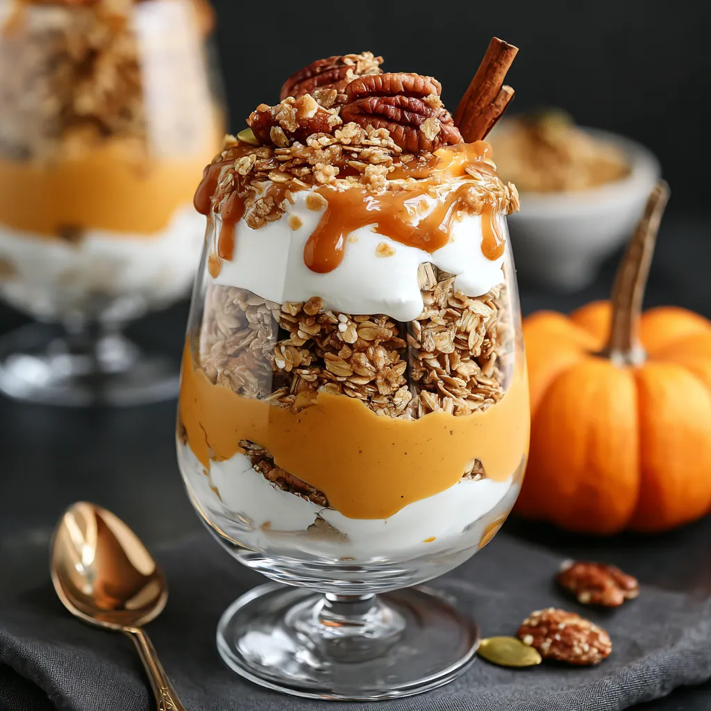 Pumpkin Spice Granola Parfait