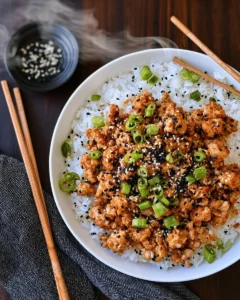 Delicious Ground Chicken Recipe Platter