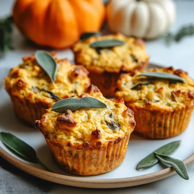 Savory Pumpkin and Sage Breakfast Muffins Ready to Enjoy