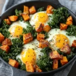 Sweet Potato and Kale Breakfast Skillet - Healthy Breakfast