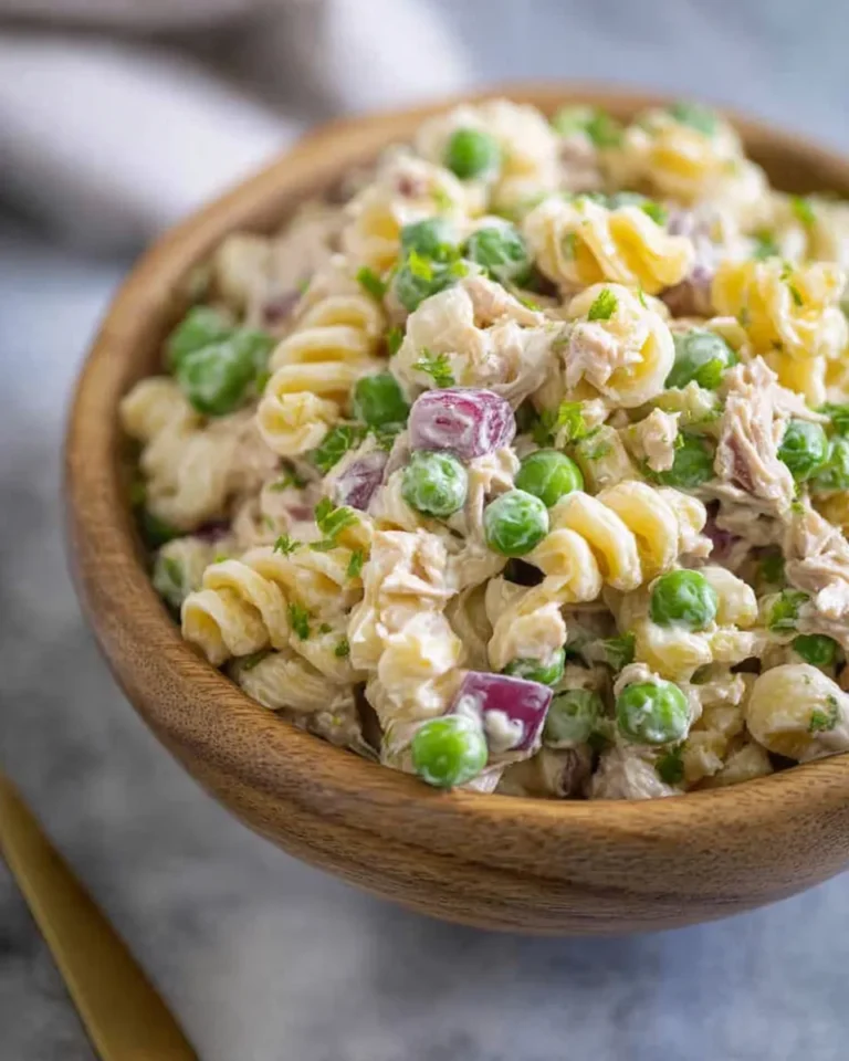 Delicious Tuna Pasta Salad in a Bowl
